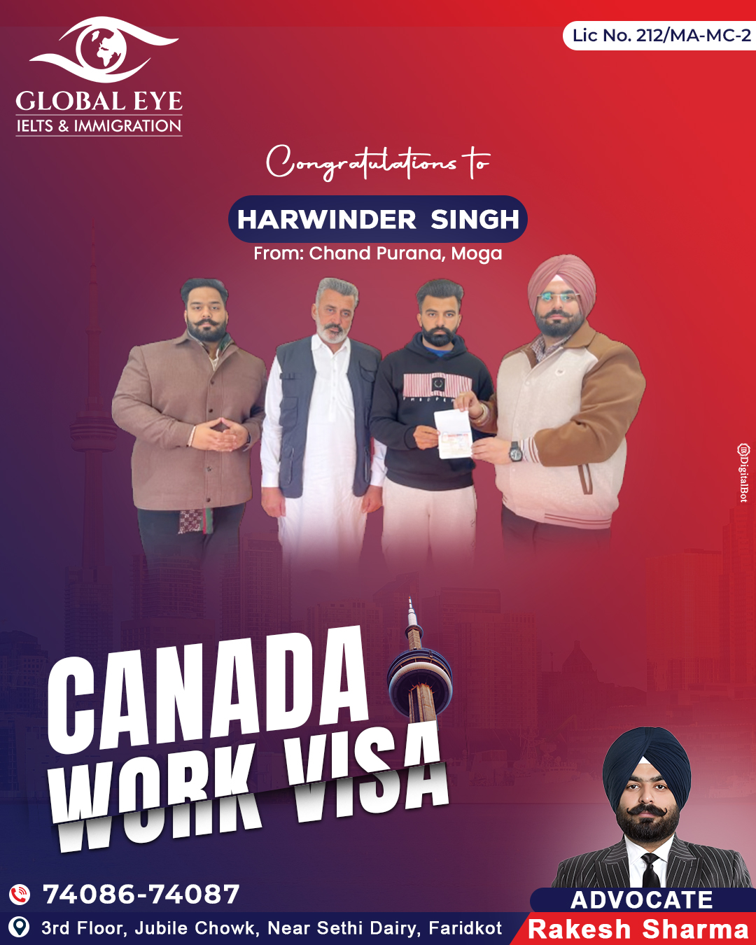 Canada work permit copy